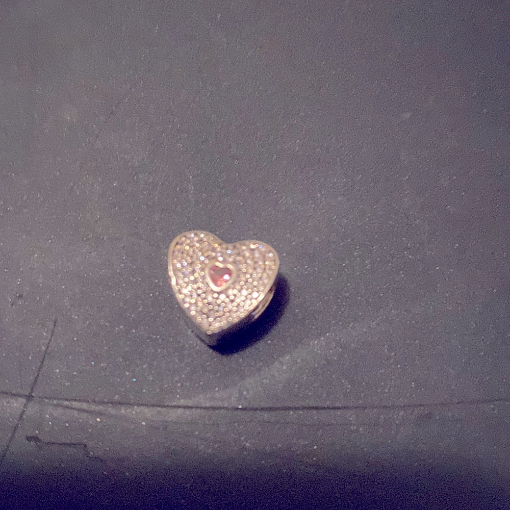 Pandora “Pink Heart” Charm…1/2 price ….